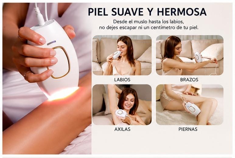 Depiladora Láser IPL Profesional